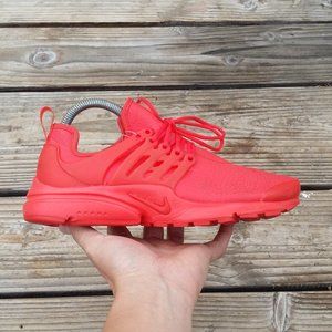 Rare Women Nike Air Presto Premium Max Orange aka Red October Running Sneakers